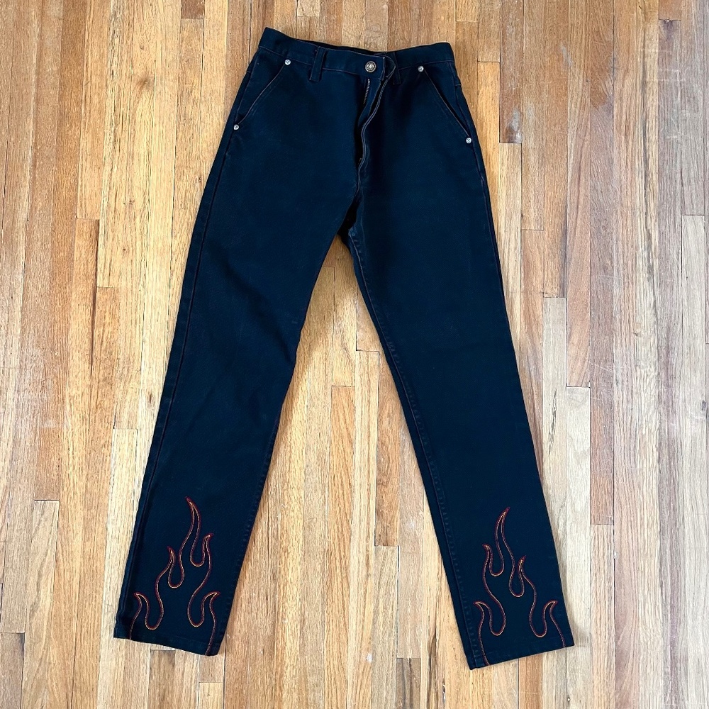 Vintage Embroidered Harley Davidson Jeans